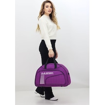Probag Mor Spor Ve Seyahat Ayakkabı Bölmeli, Su Geçirmez, Omuz Askılı Sprocu Çantası Açık Mor