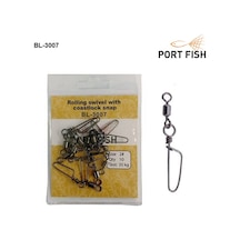 Portfish Bl3007 Rolling Swivel With Coastlock Snap Klips