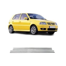 Vw Polo 1994-2002 Modeller Arası Krom Cam Çıtası 4 Parça Paslanmaz Çelik