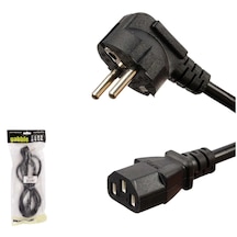 Gabble Gab-ppk015 1.5 Mt 0.75 Mm Seramik Uç Poşetli Power Kablo Siyah