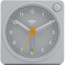 Braun Bc02xg Gri Klasik Seyahat Analaog Alarmlı Masa Saati Brn.bc02xg