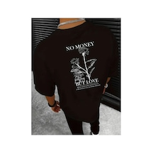 Medinenur Baskılı Basic T-shirt Siyah