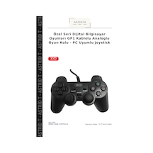 Özel Seri Dijital Bilgisayar Oyunları Gp1 Kablolu Analoglu Oyun Kolu - Pc Uyumlu Joystick