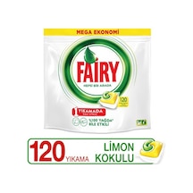 Fairy Hepsi Bir Arada Limon Kokulu Bulaşık Makinesi Kapsülü 120 Tablet