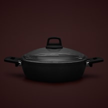 Hisar Milas Granit Basık Tencere 26 Cm Siyah 397203