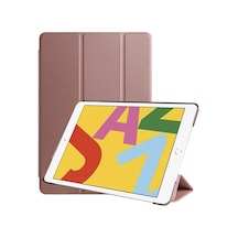Apple Uyumlu iPad 10.2" 8.nesil Fuchsia Smart Cover Standlı 1-1 Kılıf Kapaklı Kılıf
