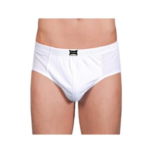 Tutku Erkek Slip Çamaşır Beyaz 12'Li Beyaz