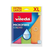 2 Adet Vileda Mikrofiber Temizlik Bezi 3'lü Style Çok Renkli