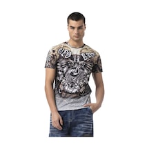 Ct820 Urban Pulse Pattern Men T-shirt L