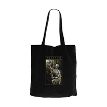 Trivium Skull Siyah Kanvas Bez Çanta Siyah