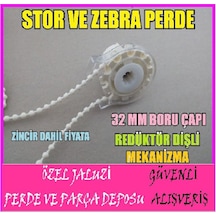 Stor Zebra Perde Mekaniması-32 Lik Mekanizma-Redüktörlü Mekanizma
