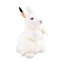Beyaz Tavşan Peluş 28 Cm