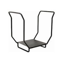 Şömine Yanı Odunluk Metal Dekoratif Odun Standı