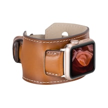 Bouletta Apple Uyumlu  Watch Deri Kordon 42-44-45mm Cuff RST2EF