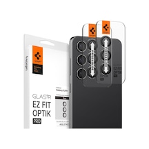 Galaxy S24 Plus İle Uyumlu Kamera Lens Koruyucu Cam Kolay Kurulum Glas.tr Ez Fit Optik Pro 2 Adet Black - Agl07433