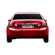 Chevrolet Cruze Sedan Krom Bagaj Alt Çıta Formlu Paslanmaz Çelik N11.369