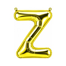 Z Harfi Folyo Balon Altın Rengi 36 Cm