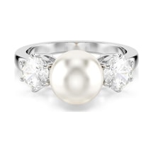 5689629 Swarovski Yüzük Matrıx:rıng 8mm Pearl Whıte/rhs 60 Çok Renkli
