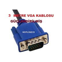 3 Metre Projeksiyon Tv Televizyon Bilgisayar Ara Kablosu