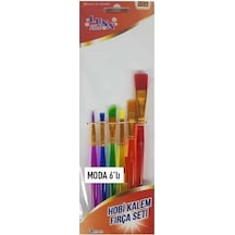 Mey İthalat Luna Moda Hobi Kalem Fırça Seti 6 Parça