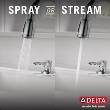 Delta 16970-sd-dst Single Griff Pull-down-mutfak Armatürü Sabunluklu, Krom Acı Kahve