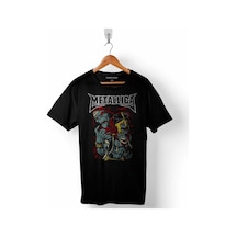 Metallıca Skull Raıse Culture Metal Rock Musıc Erkek Tişört