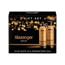 Slazenger Active Sport Parfüm Deodorant Set Erkek Gold