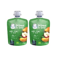 Gerber Organik Elmalı ve Muzlu Armut Püresi 2 x 90 G
