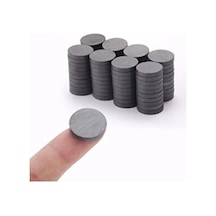 Dünya Magnet 50 Adet, Yuvarlak Mıknatıs, Çok Amaçlı, Süsleme Mıknatısı, 14x3mm Ferrit Magnet