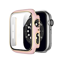 Watch 8 7 45mm Watch 8 7 45mm Watch Kasa Rose Ekran Koruyucu Kırılmaz Cam Ve Tam Kaplayan Watch Kasa Koruyucu Kılıf Yüksek Hassasiyetli Tam Kaplayan Kılıf Apple Watch 8 7 45mm İle Uyumludur Çok Renkli