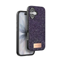 Onegif Apple İphone 17 Bright Simli Kapak - Derin Mor 0.2M-Çok Renkli