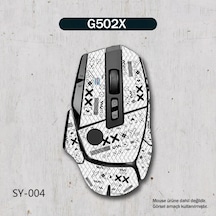G502x Uyumlu Gaming Mouse Grip Tape Kaymaz Ter Emici Yapışkanlı Koruyucu Mouse Kaplama Sticker Sy004