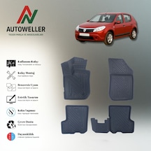 Dacia Sandero 2007-2020 Uyumlu Havuzlu Oto Paspas