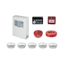 Teknim Yangın Alarm Sistemi Seti 5 Li Kablo Dahil