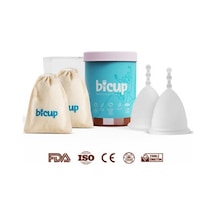 Bicup Regl Kabı Medium 2 Adet + Saklama Kesesi 2 Adet + Sterilizasyon Kutusu
