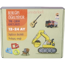 Bebeğim Öğreniyor Tak Çıkar Kartlarım 12 - 24 Ay