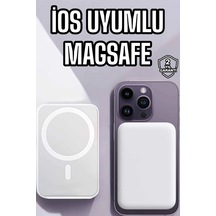Mey İthalat 5000 Mah İos Uyumlu Magsafe Kablosuz Şarj Hızlı Şarj Desteği Renk 35128656