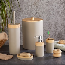 Bath Natura 5'li Banyo Seti - Bej Çok Renkli