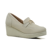 King Paolo Z6179 Loafer Krkaers - Bej - Kadın Ayakkabı Bej
