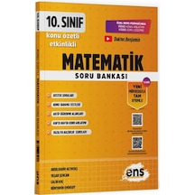 Ens Yayıncılık 10. Sınıf Matematik Etkinlikli Soru Bankası