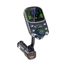 Springsun Araba Bt Mp3 Çalar Fm Verici Pd+qc3.0 Araba Şarj Adaptörü 2 İnç Oled Ekranlı Eller Serbest Arama Desteği U-disk/tf Kart