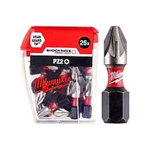 Milwaukee Bits Uç Pz2 25mm 25 Li Paket Shockwave