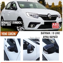 Renault Symbol Yarasa Ayna Kapağı Batman Parlak Siyah Piano Black