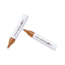 Pılot Pintor M Yuvarlak Uç Kahverengi İki Adet