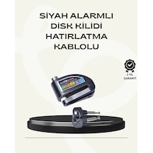 Hubrendy Tekno Çift Modlu 110db Alarmlı Disk Kilidi Suya Dayanıklı