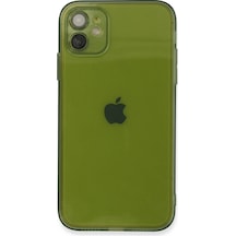 Newface - 727 - İphone 12 Kılıf Fly Lens Silikon - Edntrend - - Yeşil