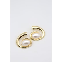 Çelik Küpe 14 K-17213 40mm Çok Renkli
