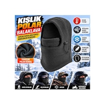Kışlık Polar Balaklava Kar Maskesi Rüzgar Ve Soğuk Geçirmeye Karşı Korumalı Yüz Ve Boyun