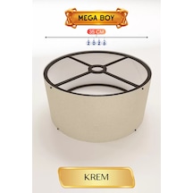 Krem Lambader Başlığı 35 Cm Mega Boy 70cm-gold-aplik