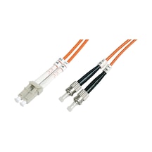 Beek Lc-st Fiber Optik Patch Kablo, Multimode Om 2 50/125 Duplex, 3.0mm, Lszh, 3 Metre -19026